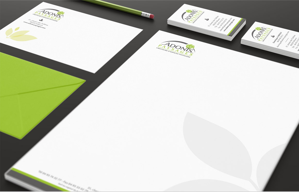 Identité visuelle d'un paysagiste