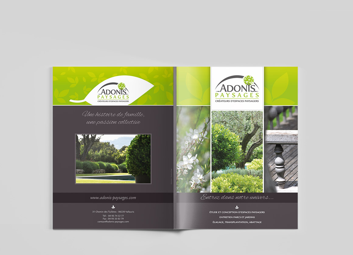 Identité visuelle d'un paysagiste