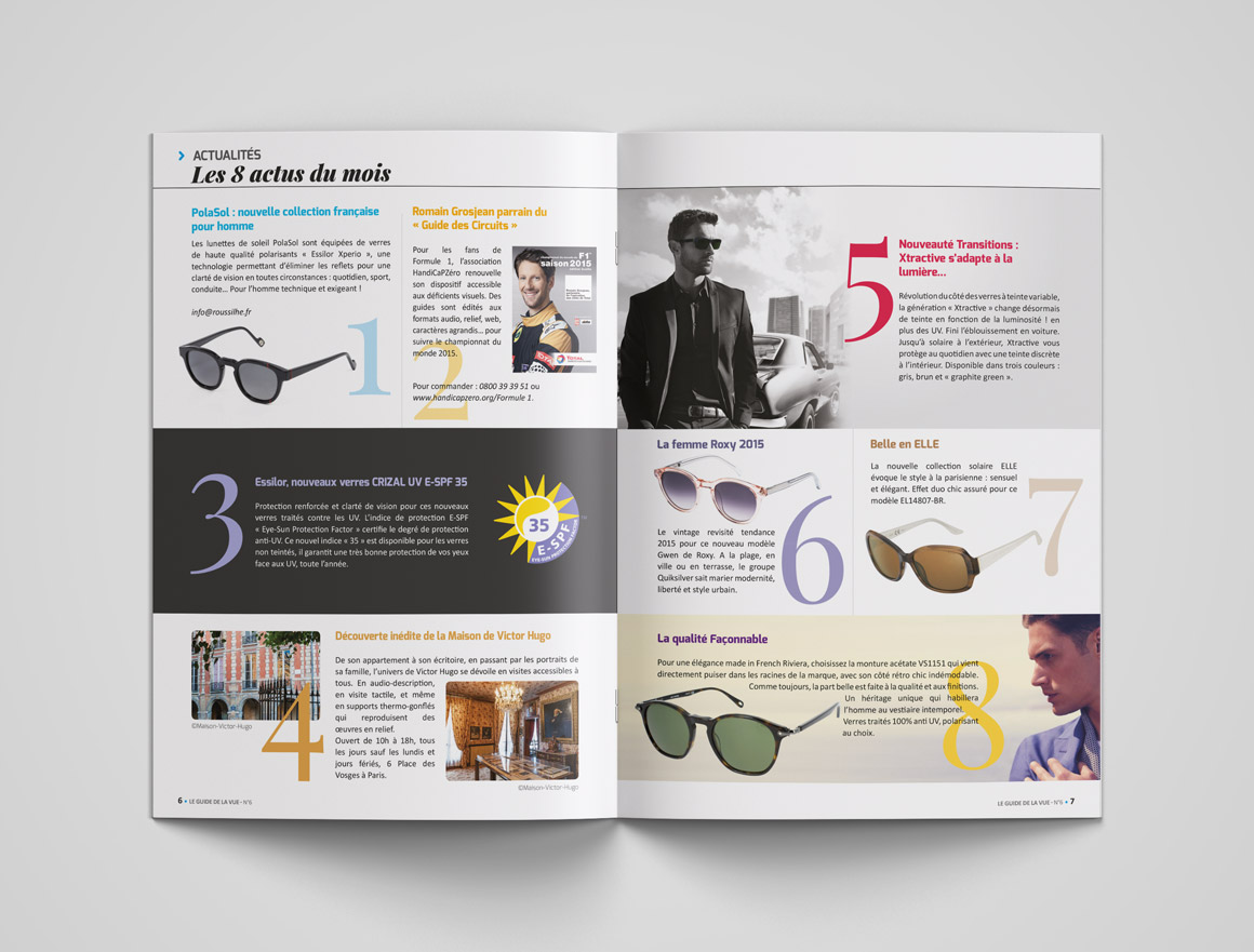 Magazine dédié à la vue