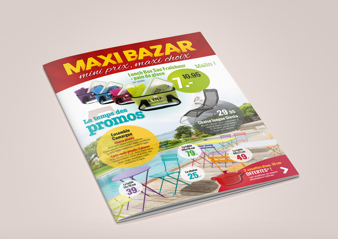 Identité visuelle d'une chaîne de magasin