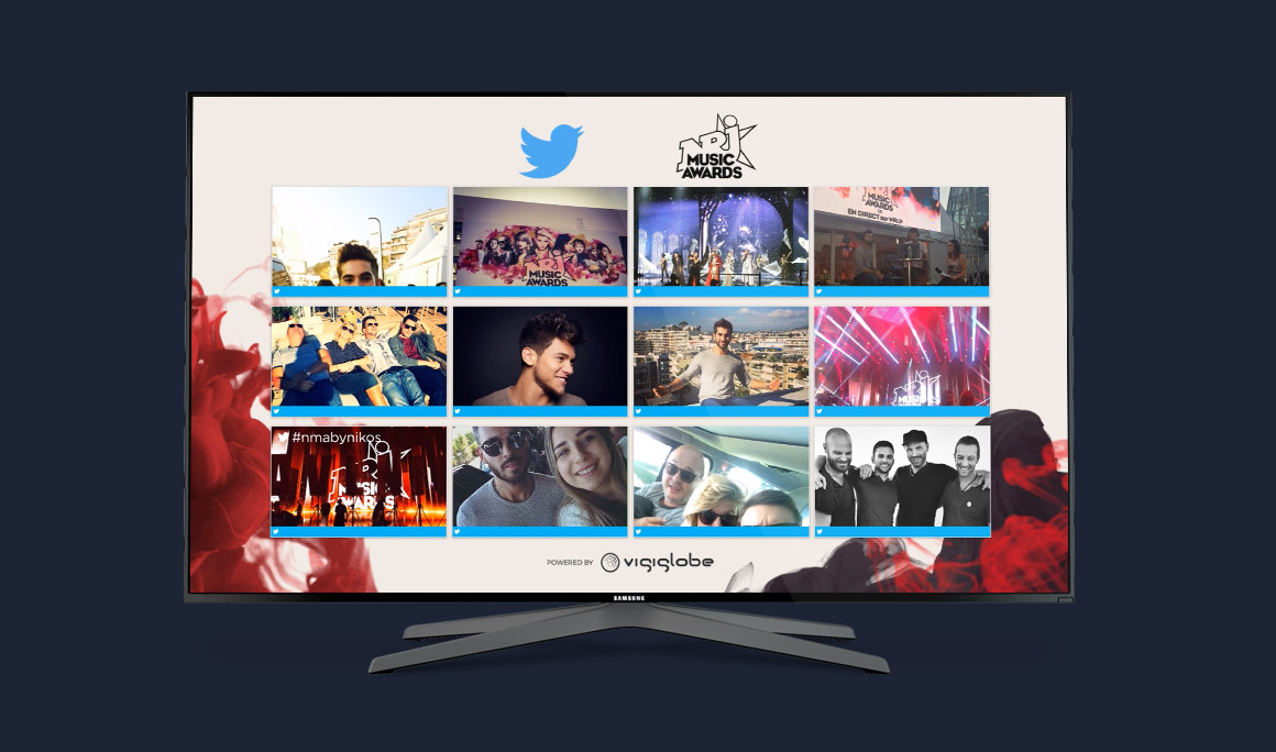 Dashboard temps réel pour un concert