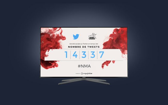 Dashboard temps réel pour un concert