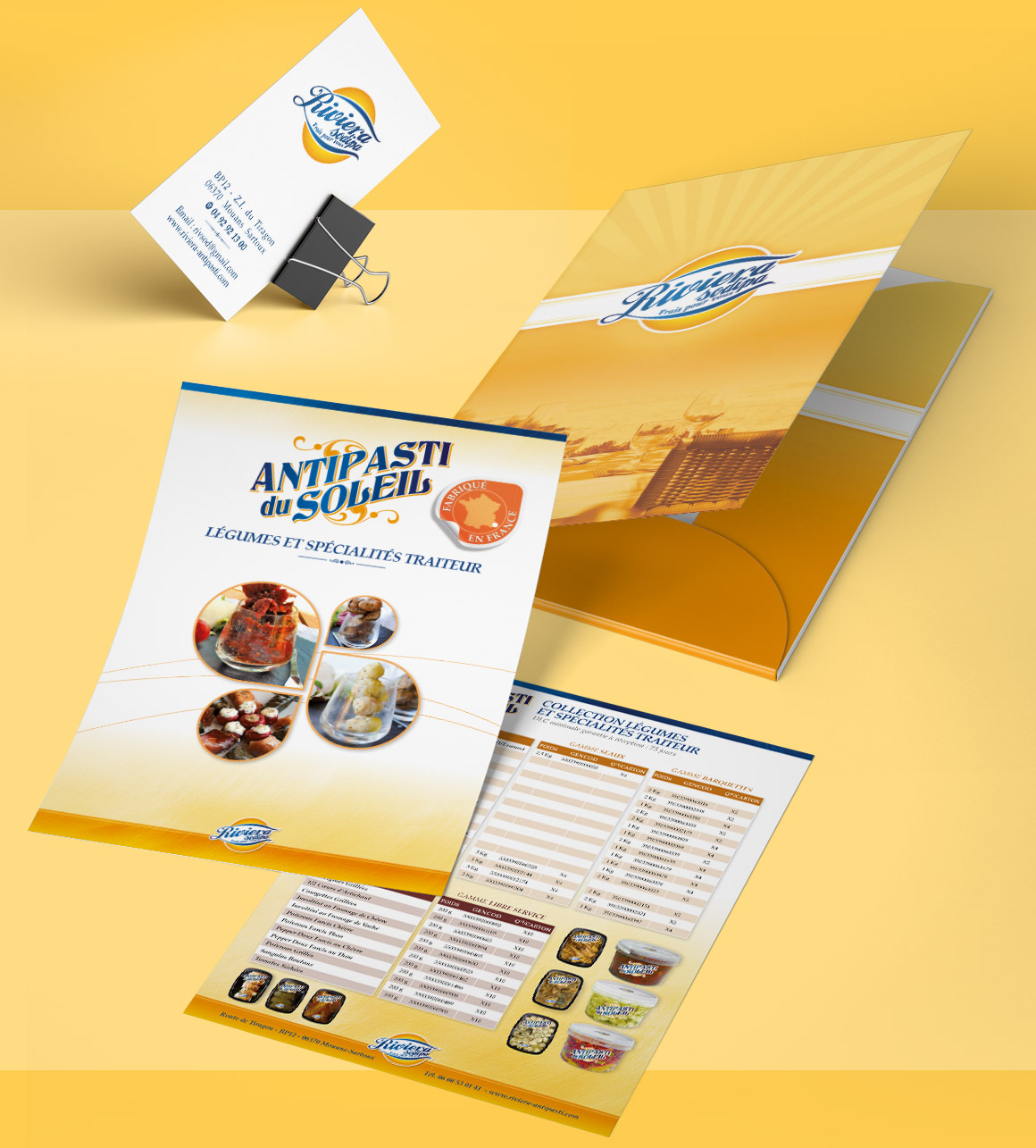 Identité visuelle d'un spécialiste des Antipasti