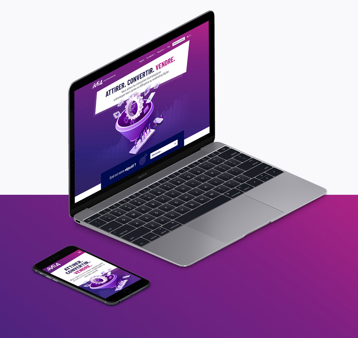 Identité visuelle pour une agence marketing